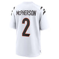 Parkc C.Bengals #2 Evan McPherson Player White Home Game Stitched Jerseys