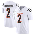Parkc C.Bengals #2 Evan McPherson Player White Vapor Untouchable Limited Home Game Stitched Jerseys