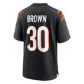 Parkc C.Bengals #30 Chase Brown Player Black Home Game Stitched Jerseys