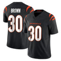 Parkc C.Bengals #30 Chase Brown Player Black Vapor F.U.S.E. Limited Home Game Stitched Jerseys