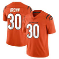 Parkc C.Bengals #30 Chase Brown Player Orange Vapor Untouchable Limited Home Game Stitched Jerseys