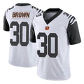 Parkc C.Bengals #30 Chase Brown Player White Color Rush Vapor Untouchable Limted Home Game Stitched Jerseys