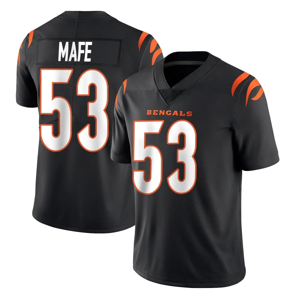 Parkc C.Bengals #53 Boye Mafe Player Black Vapor Untouchable Limited Home Game Stitched Jerseys