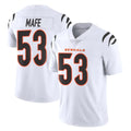 Parkc C.Bengals #53 Boye Mafe Player White Vapor Untouchable Limited Home Game Stitched Jerseys