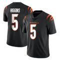 Parkc C.Bengals #5 Tee Higgins Player Black Vapor Untouchable Limited Home Game Stitched Jerseys