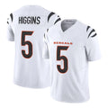 Parkc C.Bengals #5 Tee Higgins Player White Vapor F.U.S.E. Limited Home Game Stitched Jerseys