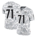 Parkc C.Bengals #71 Amarius Mims Player Arctic Camo Salute to Service Limited Stitched Jerseys