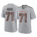 Parkc C.Bengals #71 Amarius Mims Player Gray Atmosphere Fashion Game Stitched Jerseys