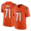 Parkc C.Bengals #71 Amarius Mims Player Orange Vapor F.U.S.E. Limited Home Game Stitched Jerseys