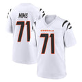 Parkc C.Bengals #71 Amarius Mims Player White Home Game Stitched Jerseys