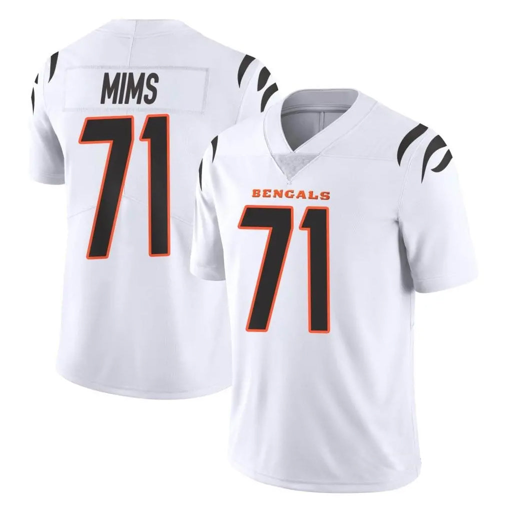 Parkc C.Bengals #71 Amarius Mims Player White Vapor Untouchable Limited Home Game Stitched Jerseys