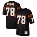Parkc C.Bengals #78 Anthony Muñoz Player Black Mitchell & Ness Legacy Replica Stitched Jerseys