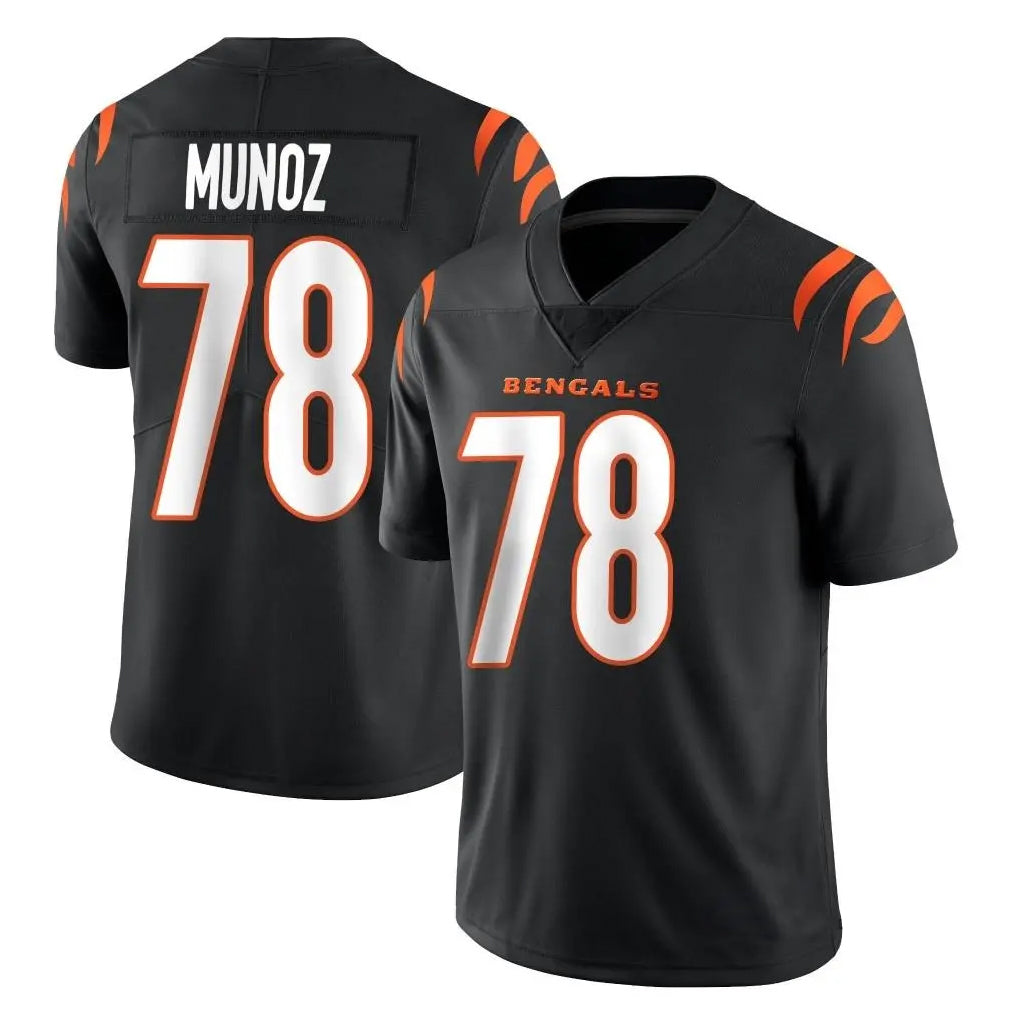 Parkc C.Bengals #78 Anthony Munoz Player Black Vapor Untouchable Limited Home Game Stitched Jerseys