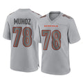 Parkc C.Bengals #78 Anthony Munoz Player Gray Atmosphere Fashion Game Stitched Jerseys