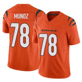 Parkc C.Bengals #78 Anthony Munoz Player Orange Vapor F.U.S.E. Limited Home Game Stitched Jerseys