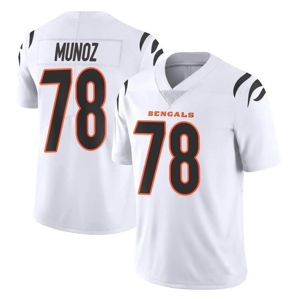 Parkc C.Bengals #78 Anthony Munoz Player White Vapor Untouchable Limited Home Game Stitched Jerseys