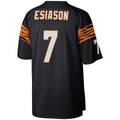 Parkc C.Bengals #7 Boomer Esiason Mitchell & Ness Black Legacy Replica Stitched Puhic Jersey