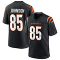 Parkc C.Bengals #85 Chad Johnson Player Black Home Game Stitched Jerseys