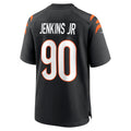 Parkc C.Bengals #90 Kris Jenkins Jr Player Black Home Game Stitched Jerseys