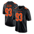 Parkc C.Bengals #93 Jonathan Allen Player Black Fashion Game Stitched Jerseys