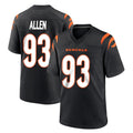 Parkc C.Bengals #93 Jonathan Allen Player Black Home Game Stitched Jerseys