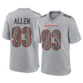 Parkc C.Bengals #93 Jonathan Allen Player Gray Atmosphere Fashion Game Stitched Jerseys