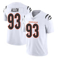 Parkc C.Bengals #93 Jonathan Allen Player White Vapor Untouchable Limited Home Game Stitched Jerseys