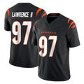 Parkc C.Bengals #97 Dexter Lawrence II Player Black Vapor F.U.S.E. Limited Home Game Stitched Jerseys