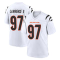 Parkc C.Bengals #97 Dexter Lawrence II Player White Home Game Stitched Jerseys