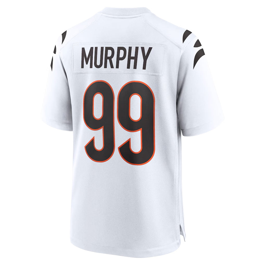 Parkc C.Bengals #99 Myles Murphy Player White Home Game Stitched Jerseys