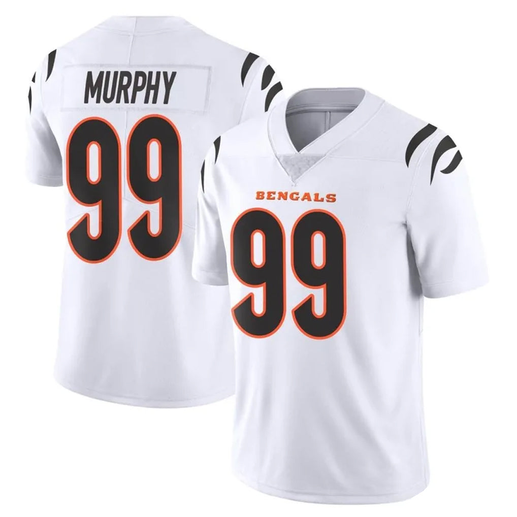 Parkc C.Bengals #99 Myles Murphy Player White Vapor Untouchable Limited Home Game Stitched Jerseys