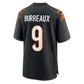 Parkc C.Bengals #9 Joe Burrow Player Black Home Game Stitched Jerseys