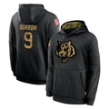 Parkc C.Bengals #9 Joe Burrow Player Black Salute to Service Pullover Hoodies Limited Stitched Jerseys