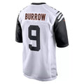 Parkc C.Bengals #9 Joe Burrow Player White Alternate Home Game Stitched Jerseys