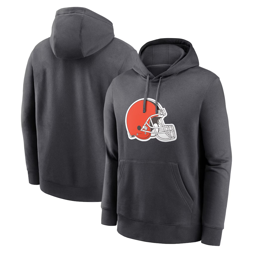 Parkc C.Browns Gray Primetime Logo Hoodie Blank Player Limited Stitched Jerseys