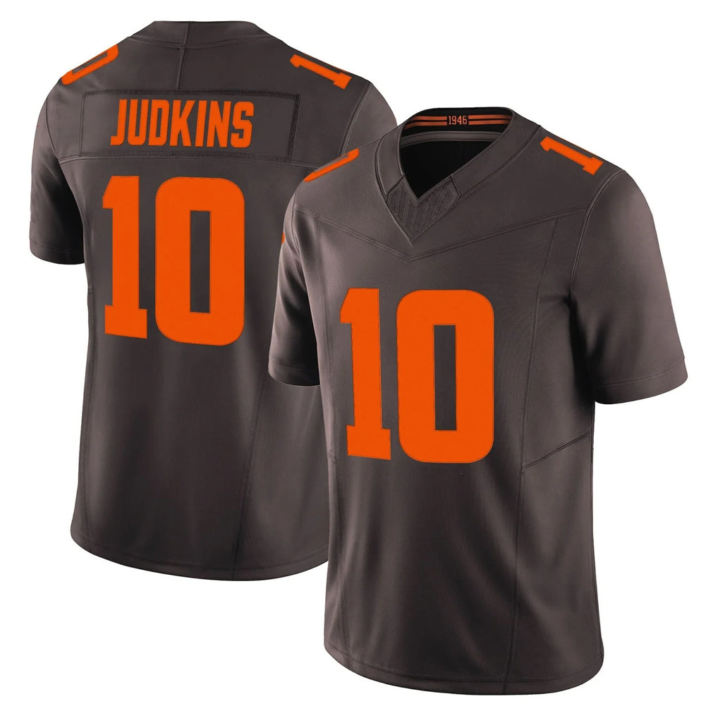 Parkc C.Browns #10 Quinshon Judkins Player Brown Limited Vapor F.U.S.E. Alternate Game Stitched Jerseys