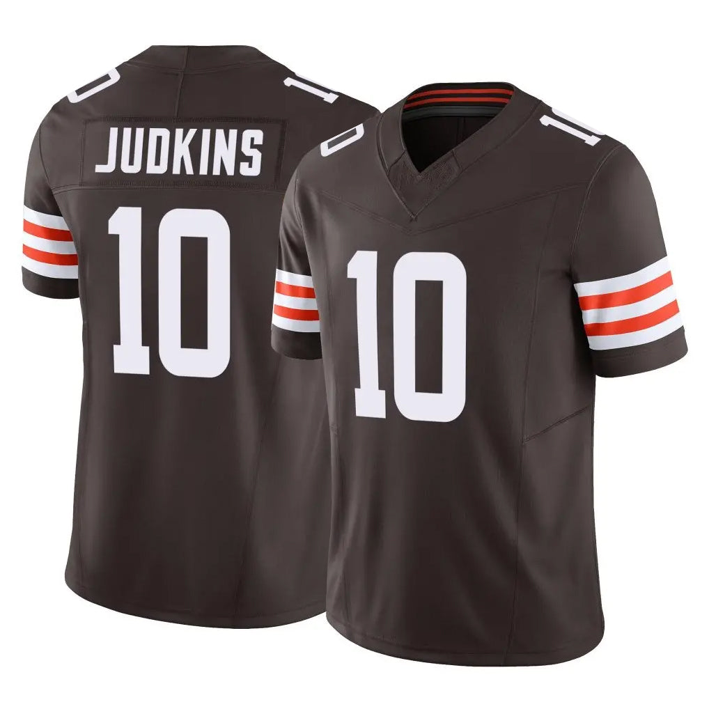 Parkc C.Browns #10 Quinshon Judkins Player Brown Vapor F.U.S.E. Limited Home Game Stitched Jerseys