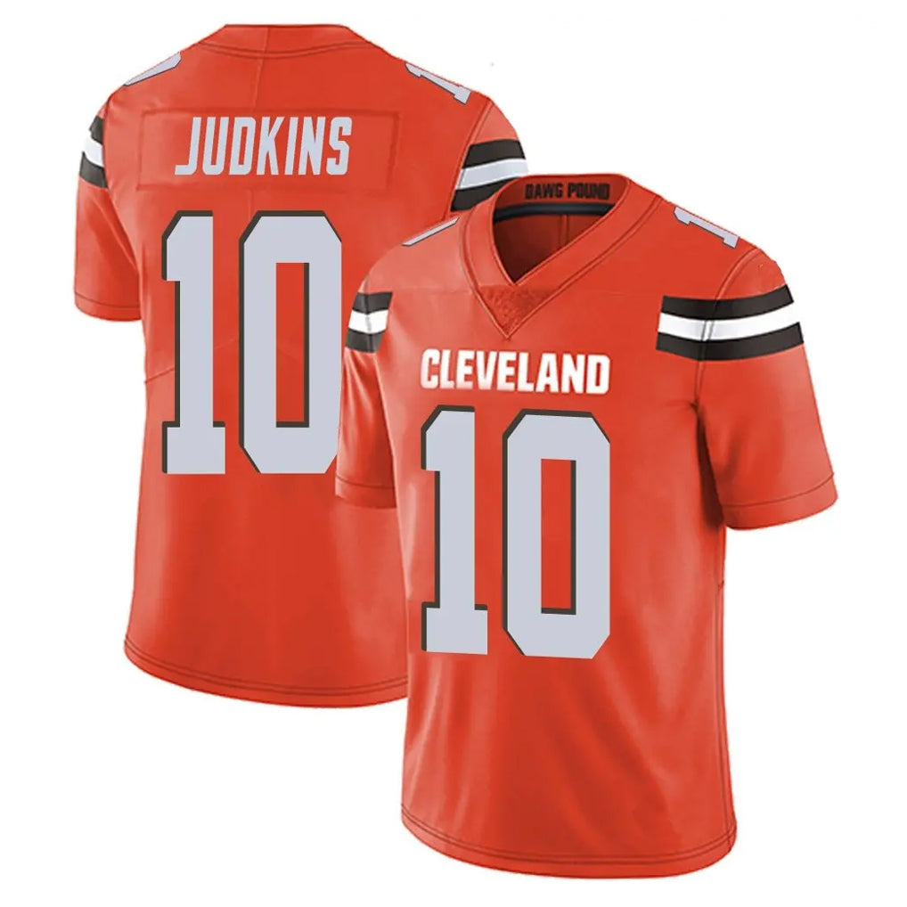 Parkc C.Browns #10 Quinshon Judkins Player Orange Alternate Vapor Untouchable Limited Home Game Stitched Jerseys