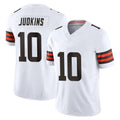 Parkc C.Browns #10 Quinshon Judkins Player White Vapor F.U.S.E. Limited Home Game Stitched Jerseys