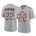 Parkc C.Browns #22 Dylan Sampson Player Gray Atmosphere Fashion Game Stitched Jerseys