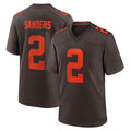 Parkc C.Browns #2 Shedeur Sanders Player Brown Alternate Home Game Stitched Jerseys