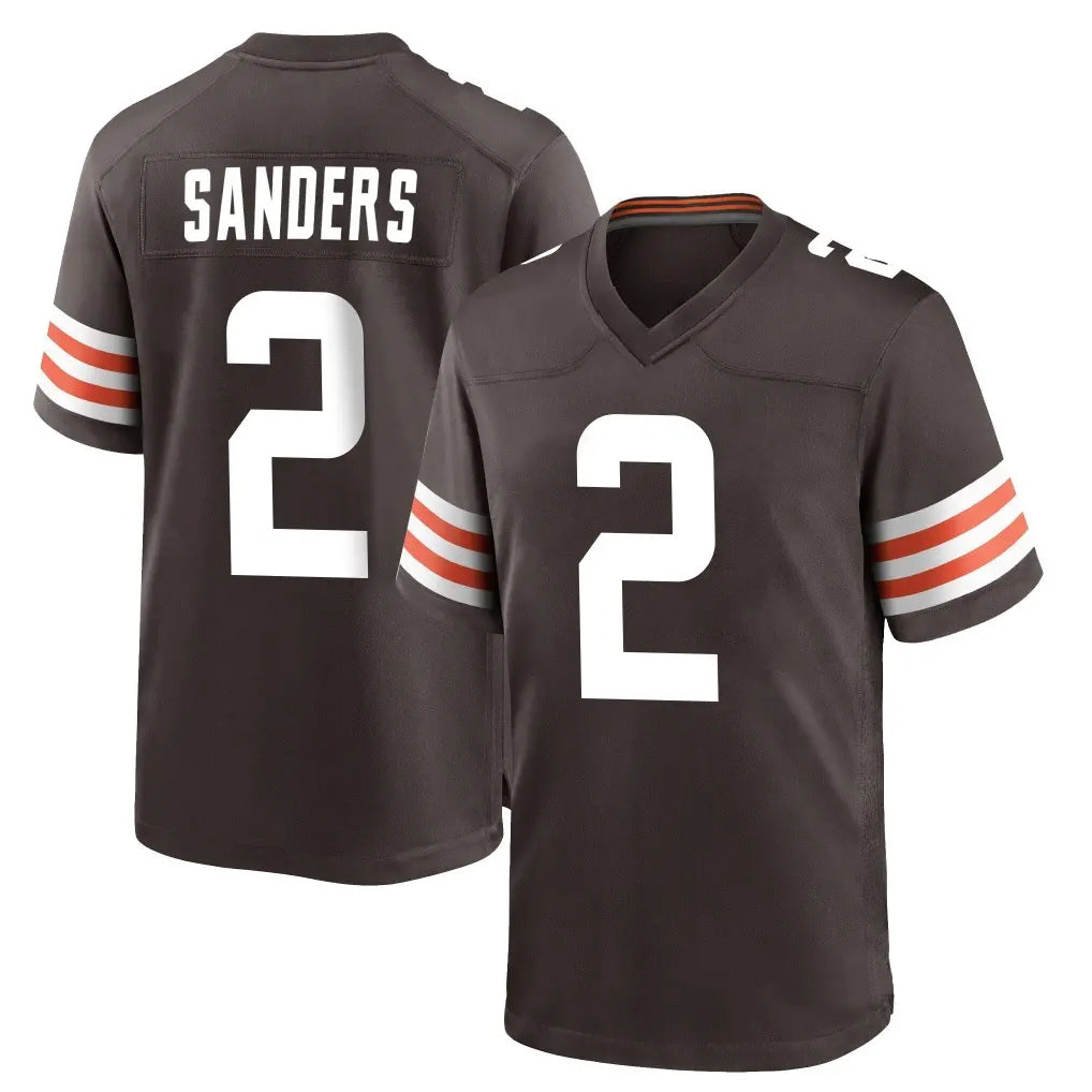 Parkc C.Browns #2 Shedeur Sanders Player Brown Home Game Stitched Jerseys