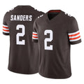 Parkc C.Browns #2 Shedeur Sanders Player Brown Vapor F.U.S.E. Limited Home Game Stitched Jerseys