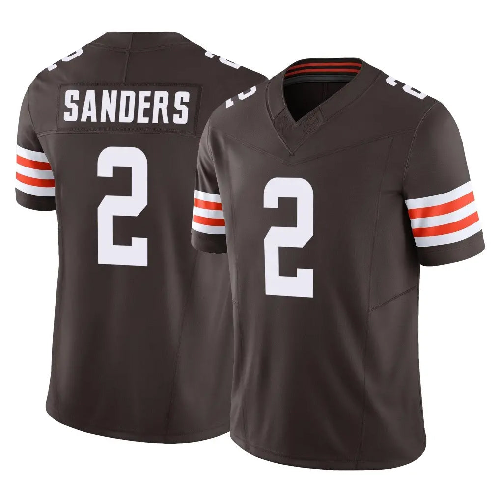 Parkc C.Browns #2 Shedeur Sanders Player Brown Vapor F.U.S.E. Limited Home Game Stitched Jerseys