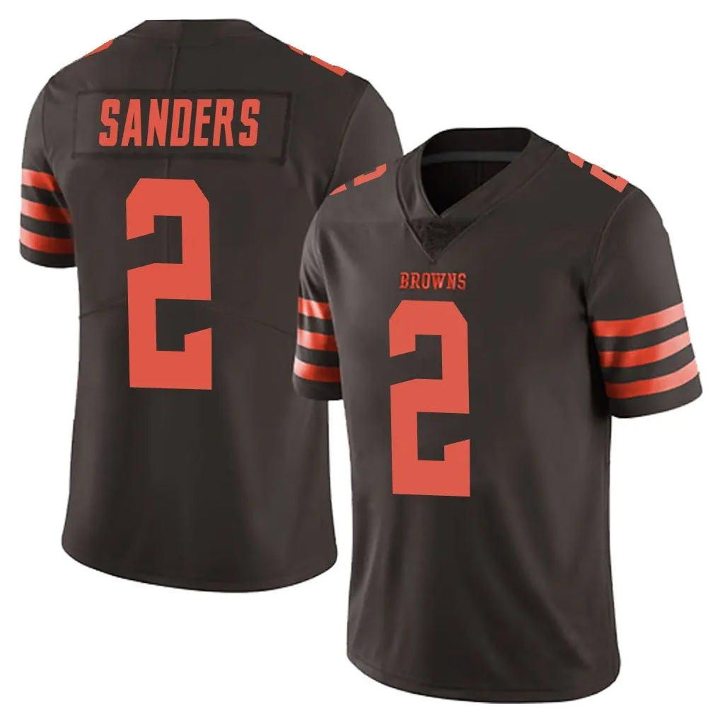 Parkc C.Browns #2 Shedeur Sanders Player Browns Color Rush Limited Home Game Stitched Jerseys