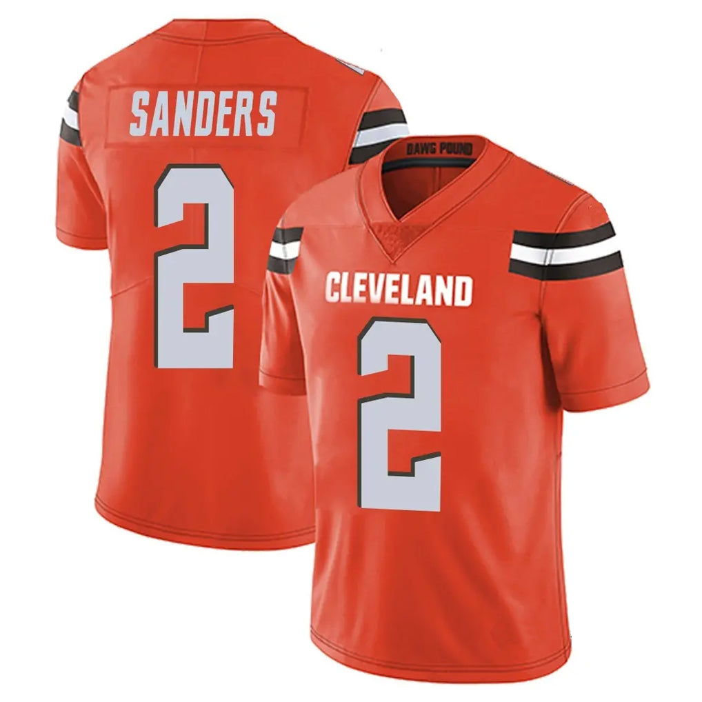 Parkc C.Browns #2 Shedeur Sanders Player Orange Alternate Vapor Untouchable Limited Home Game Stitched Jerseys