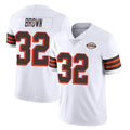 Parkc C.Browns #32 Jim Brown Player White Limited  Vapor 1946 Collection Alternate Game Stitched Jerseys