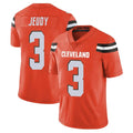 Parkc C.Browns #3 Jerry Jeudy Player Orange Alternate Vapor Untouchable Limited Home Game Stitched Jerseys