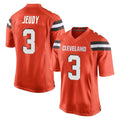 Parkc C.Browns #3 Jerry Jeudy Player Orange Home Game Stitched Jerseys