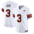 Parkc C.Browns #3 Jerry Jeudy Player White Limited Vapor F.U.S.E. Alternate Game Stitched Jerseys
